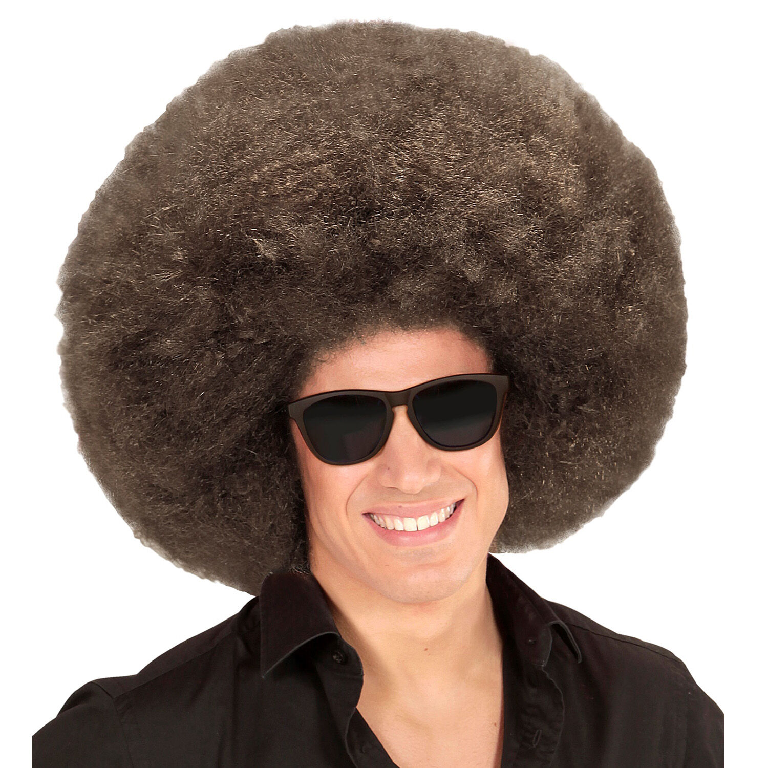 NEU Percke Riesenafro, braun Bild 3