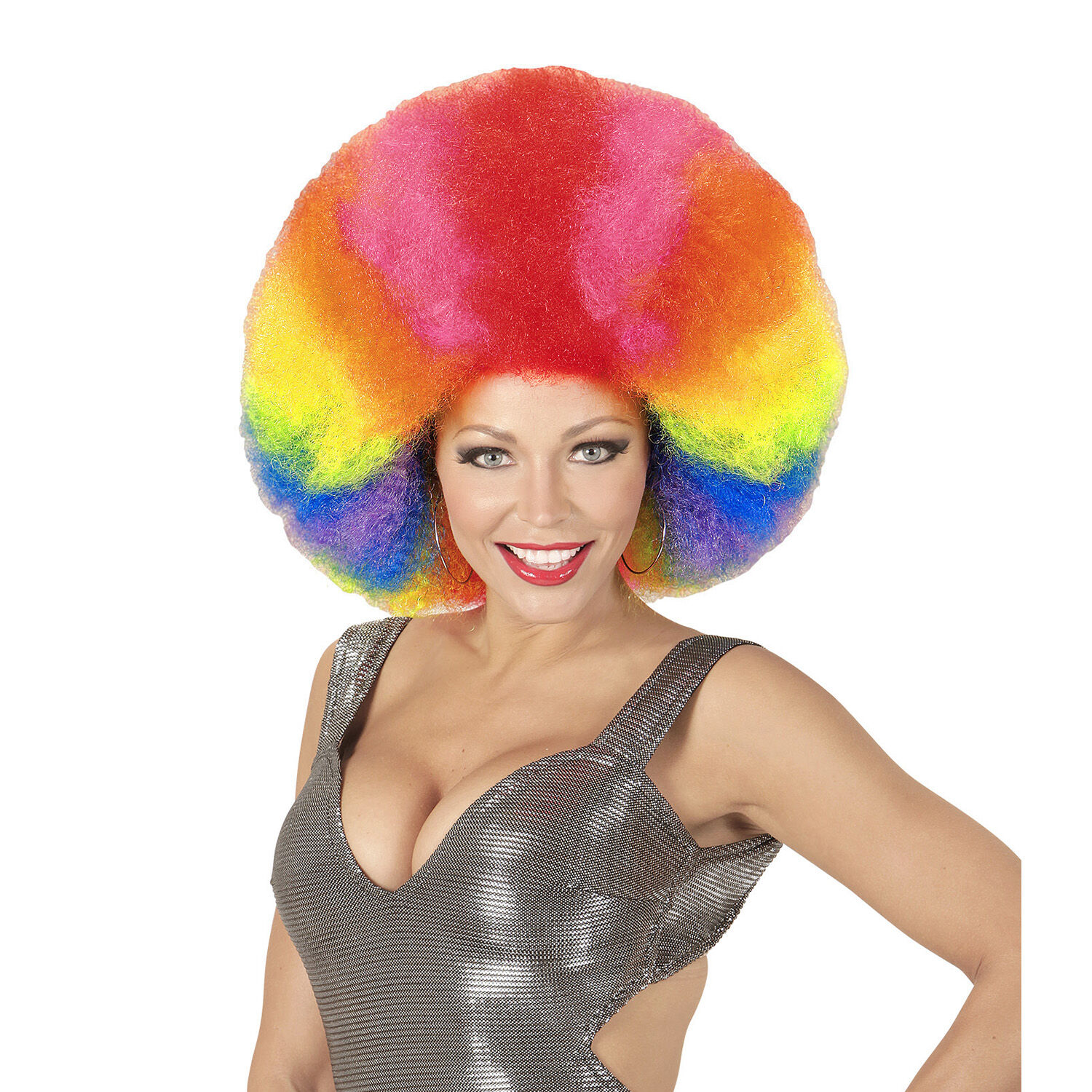 NEU Percke Regenbogen-Afro Bild 4