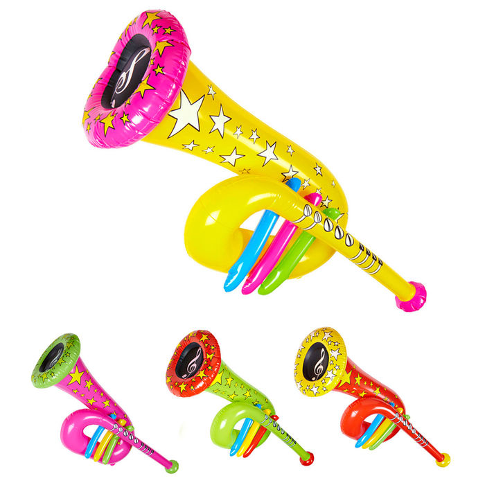 Tuba aufblasbar, farbig sortiert, 1 Stück