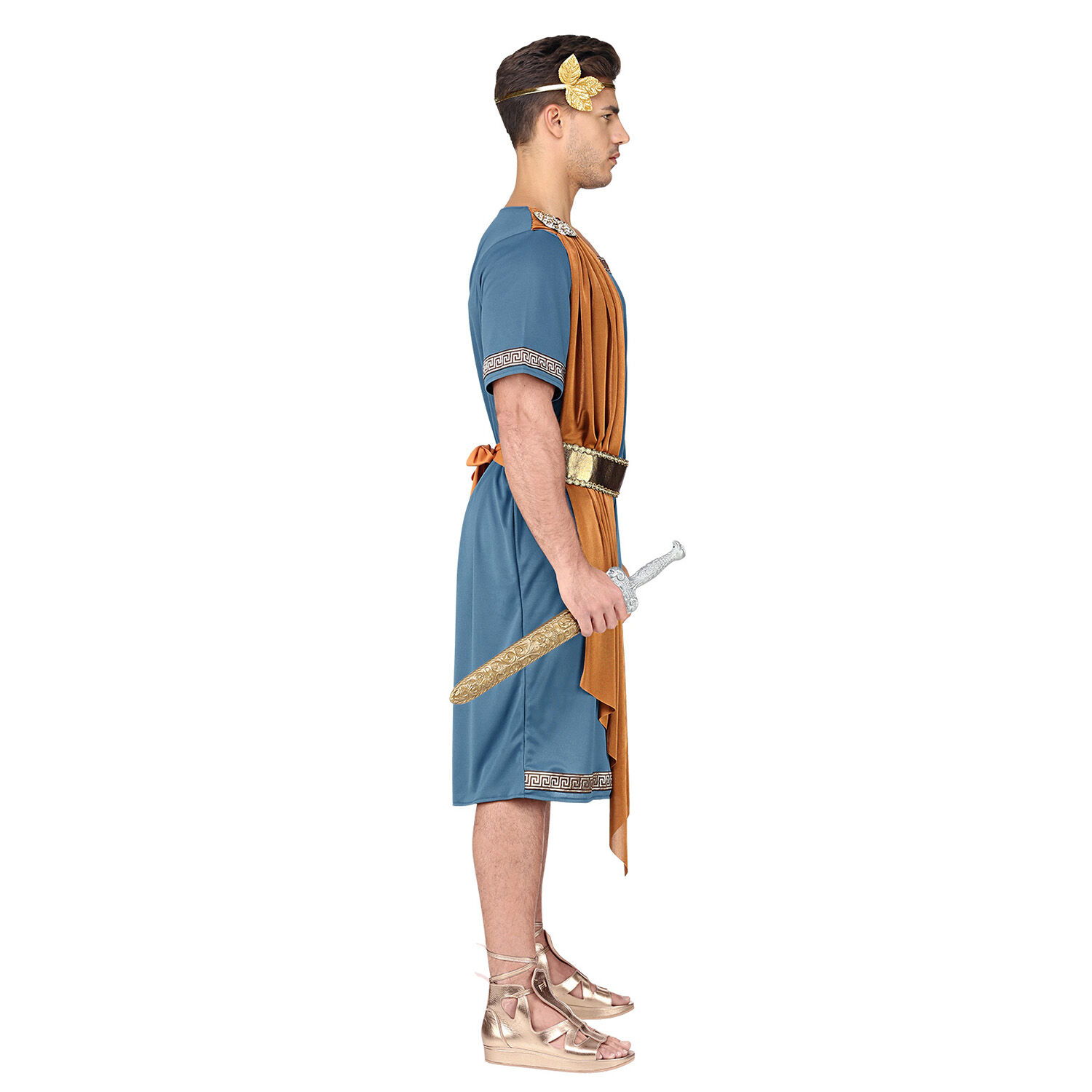 NEU Herren-Kostm rmischer Imperator, Tunika mit Schrpe, Grtel, Lorbeerkranz, Gr. S Bild 2