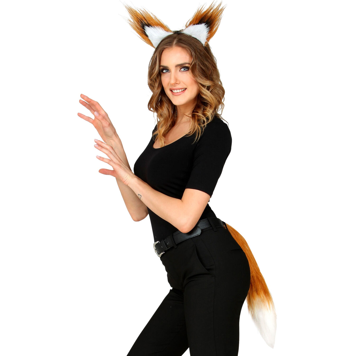 NEU Kostüm-Set Fuchs, mit Haarreif und Schwanz