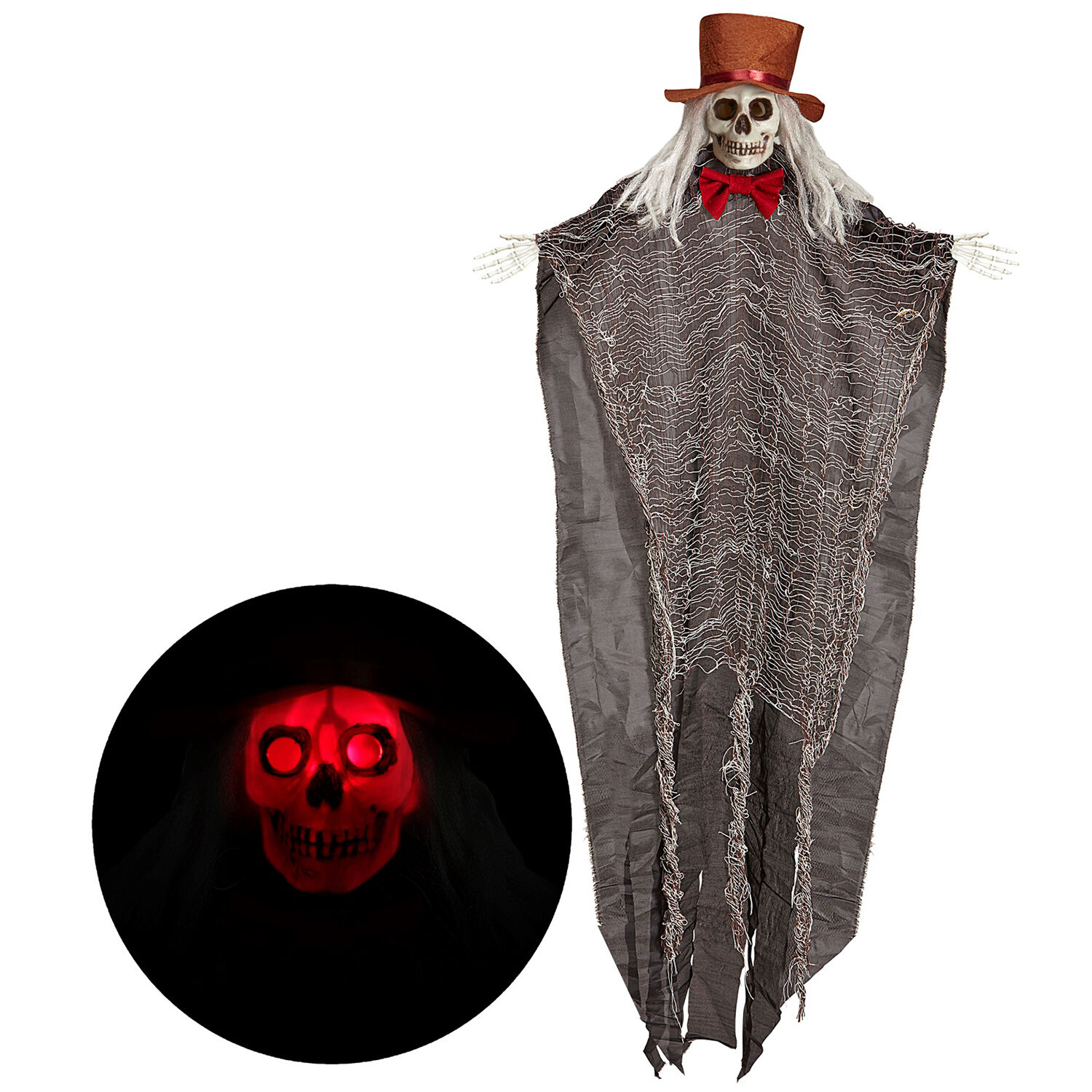 NEU Halloween-Deko-Figur SKELETT BRUTIGAM, blinkend, Gre ca. 105 cm