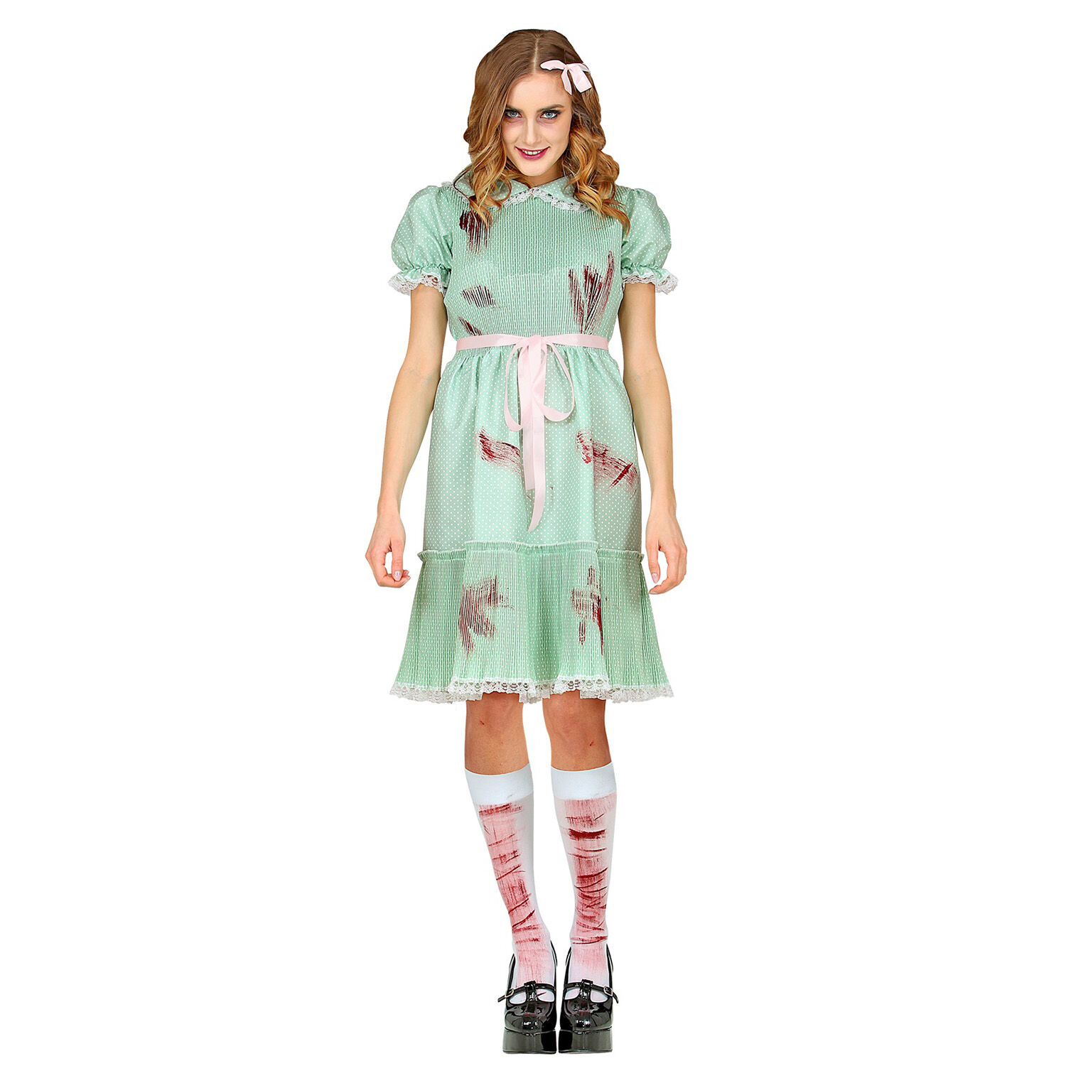 NEU Damen-Kostm Killerpuppe, mit Kleid, Grtel und Strmpfen, Gr. S Bild 2