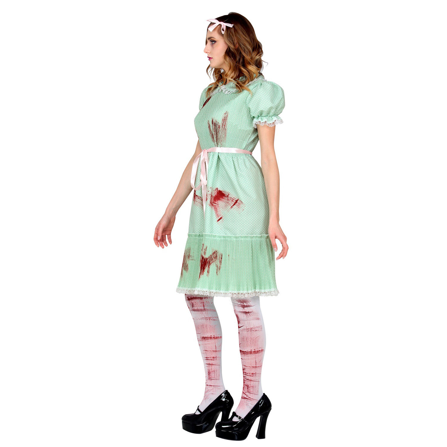 NEU Damen-Kostm Killerpuppe, mit Kleid, Grtel und Strmpfen, Gr. S Bild 3