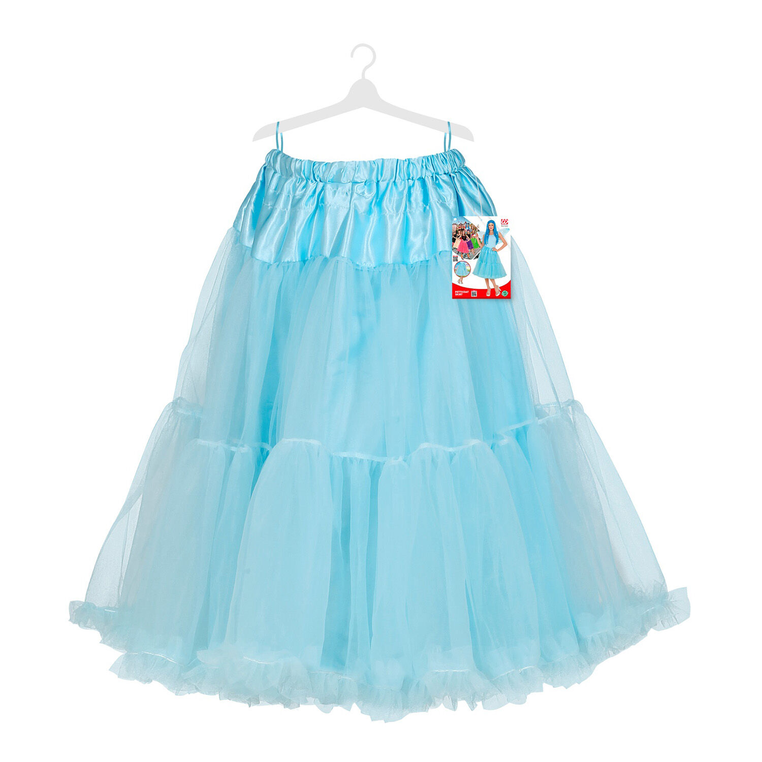 NEU Damen-Kostm Tllrock hellblau, 65cm, Einheitsgre Bild 2
