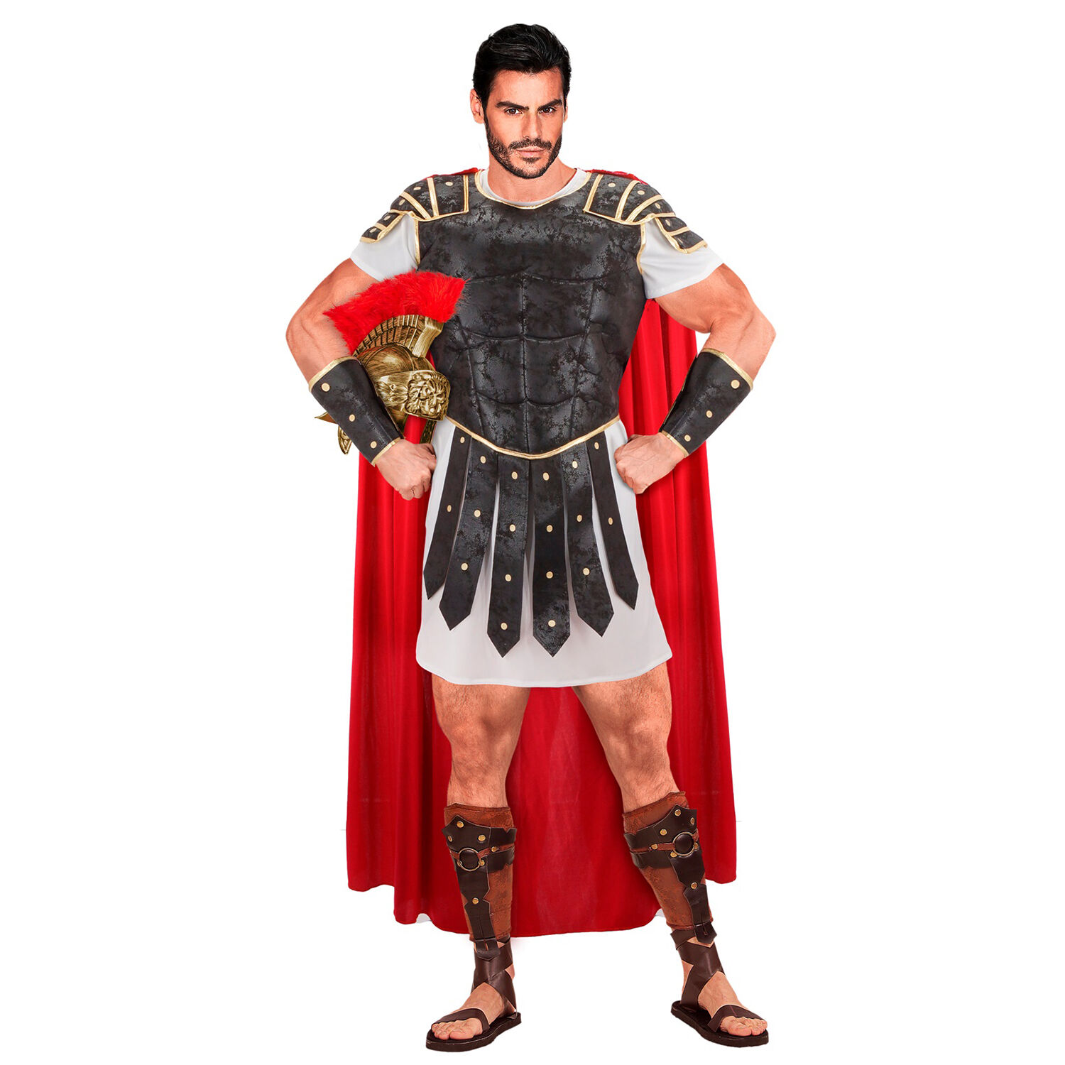 NEU Herren-Kostm rmischer Centurio, Tunika mit Rstung, Umhang und Armschoner, Gr. S
