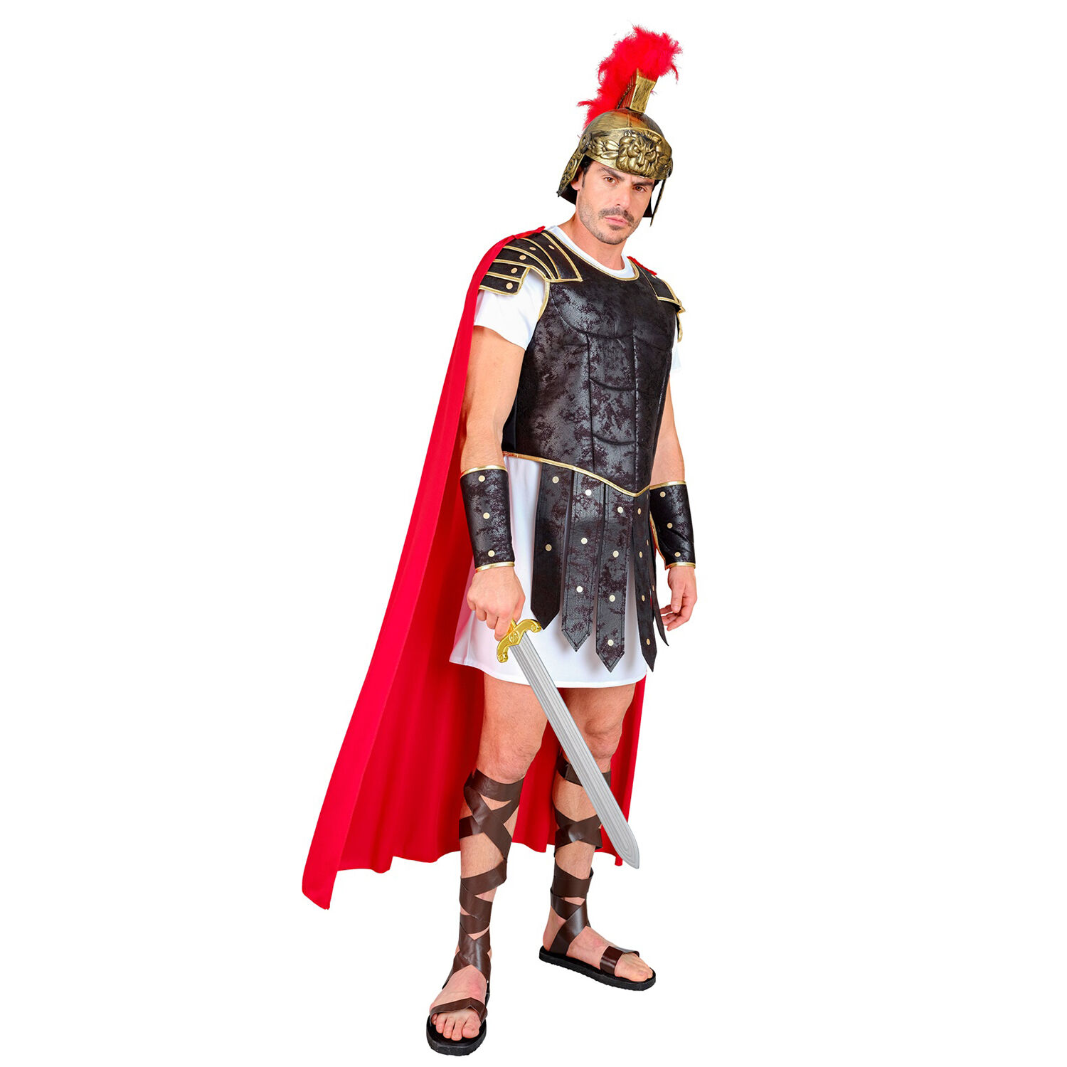 NEU Herren-Kostm rmischer Centurio, Tunika mit Rstung, Umhang und Armschoner, Gr. S Bild 4