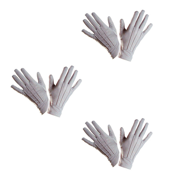 Handschuhe, grau, one size, 12 Stck
