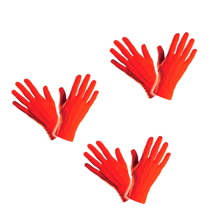 Handschuhe, rot, one size, 12 Stck