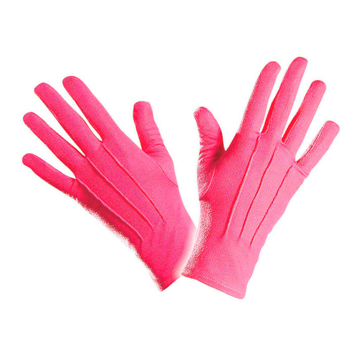 Handschuhe, pink, one size, 12 Stck Bild 2