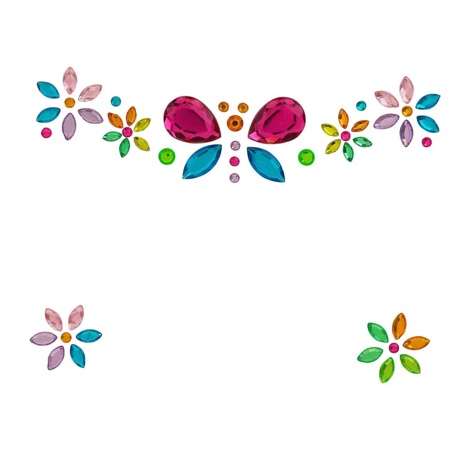 Glitzersteine f�rs Gesicht, Schmetterling Bild 3