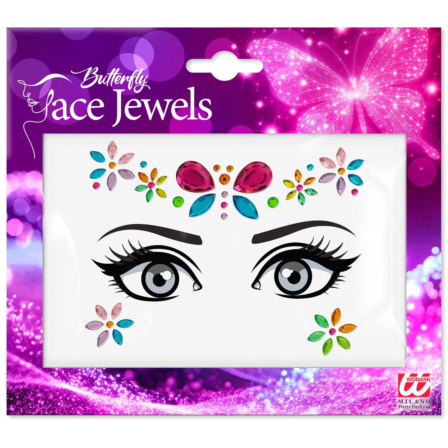 Glitzersteine f�rs Gesicht, Schmetterling