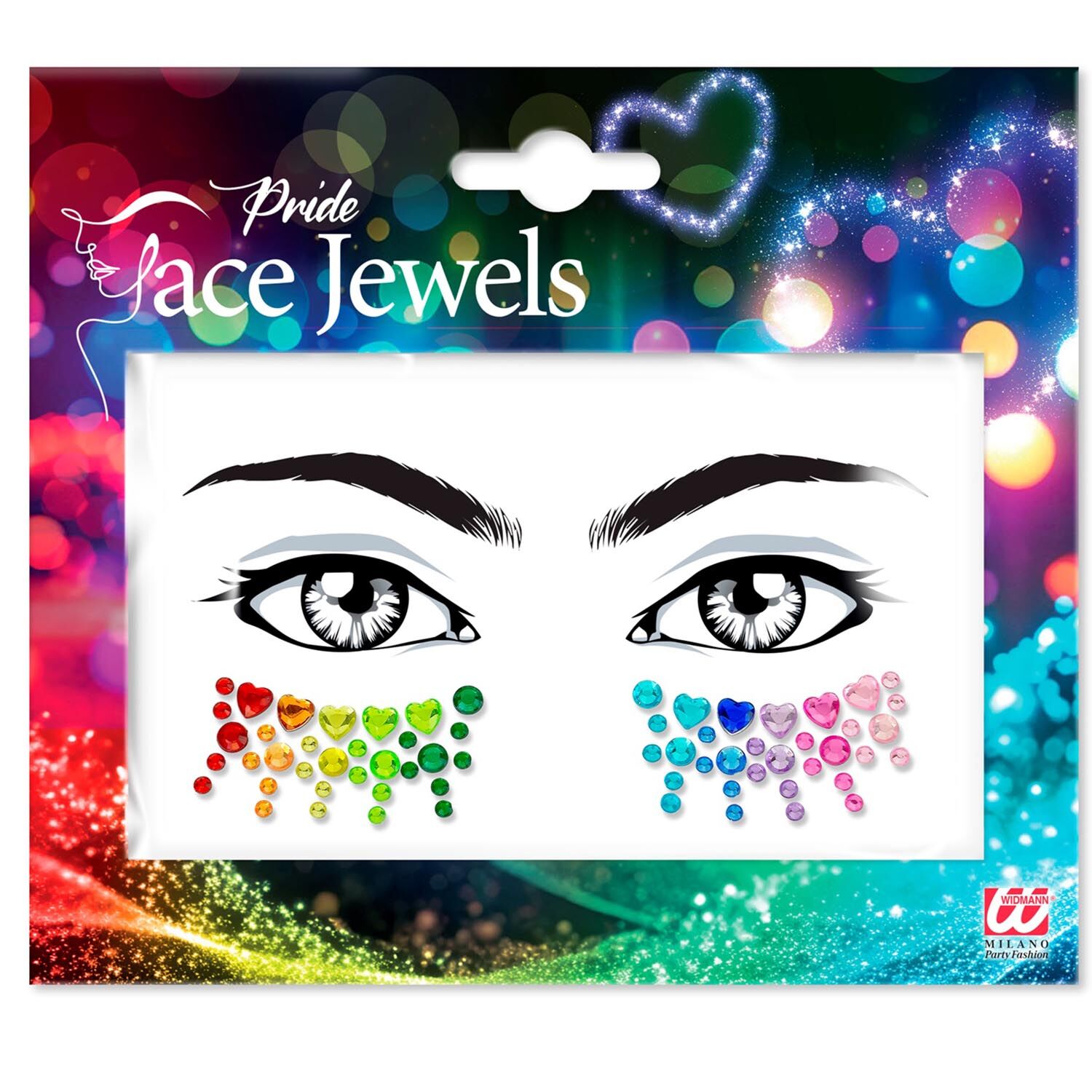 Glitzersteine f�rs Gesicht, Pride