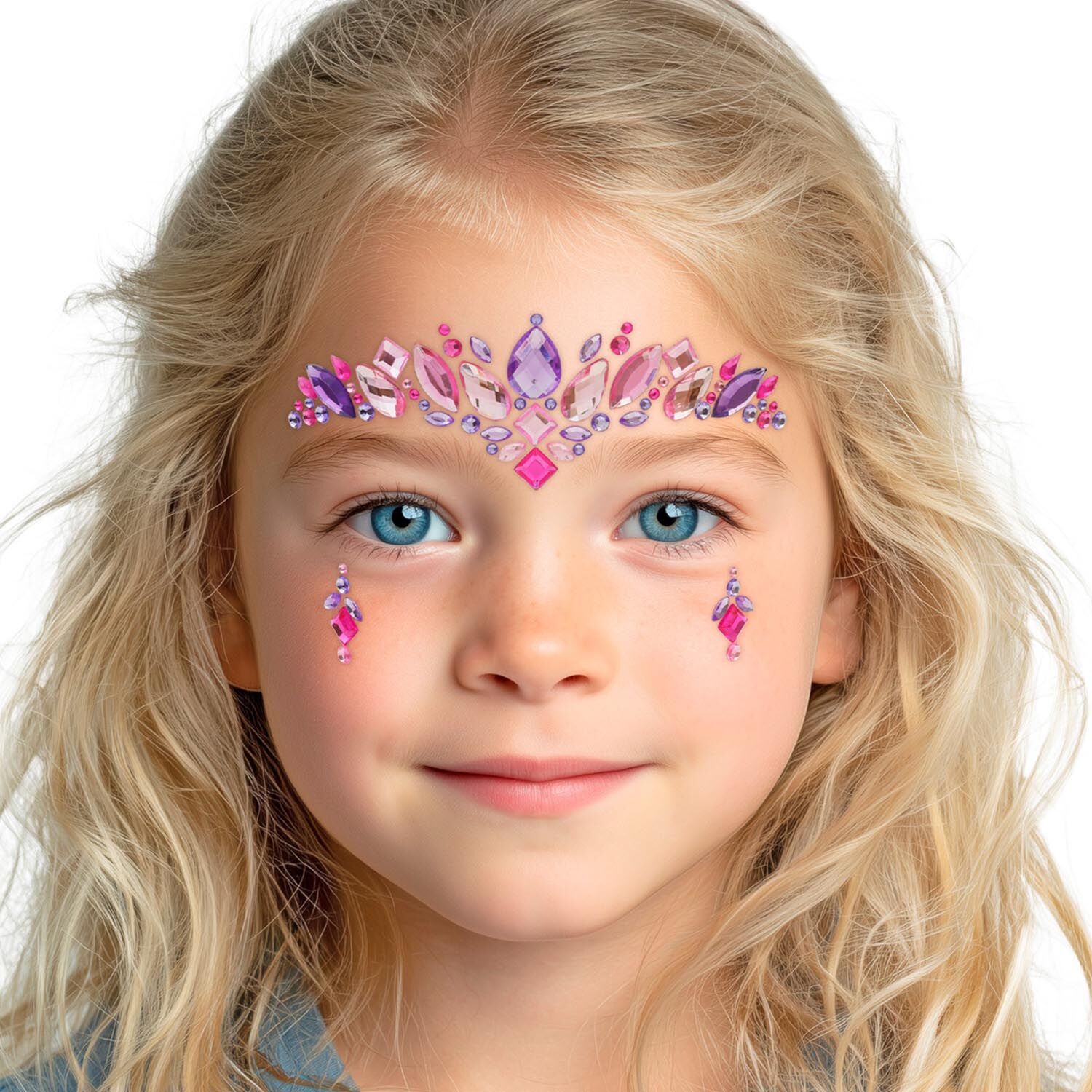 Glitzersteine f�rs Gesicht, Prinzessin Bild 2