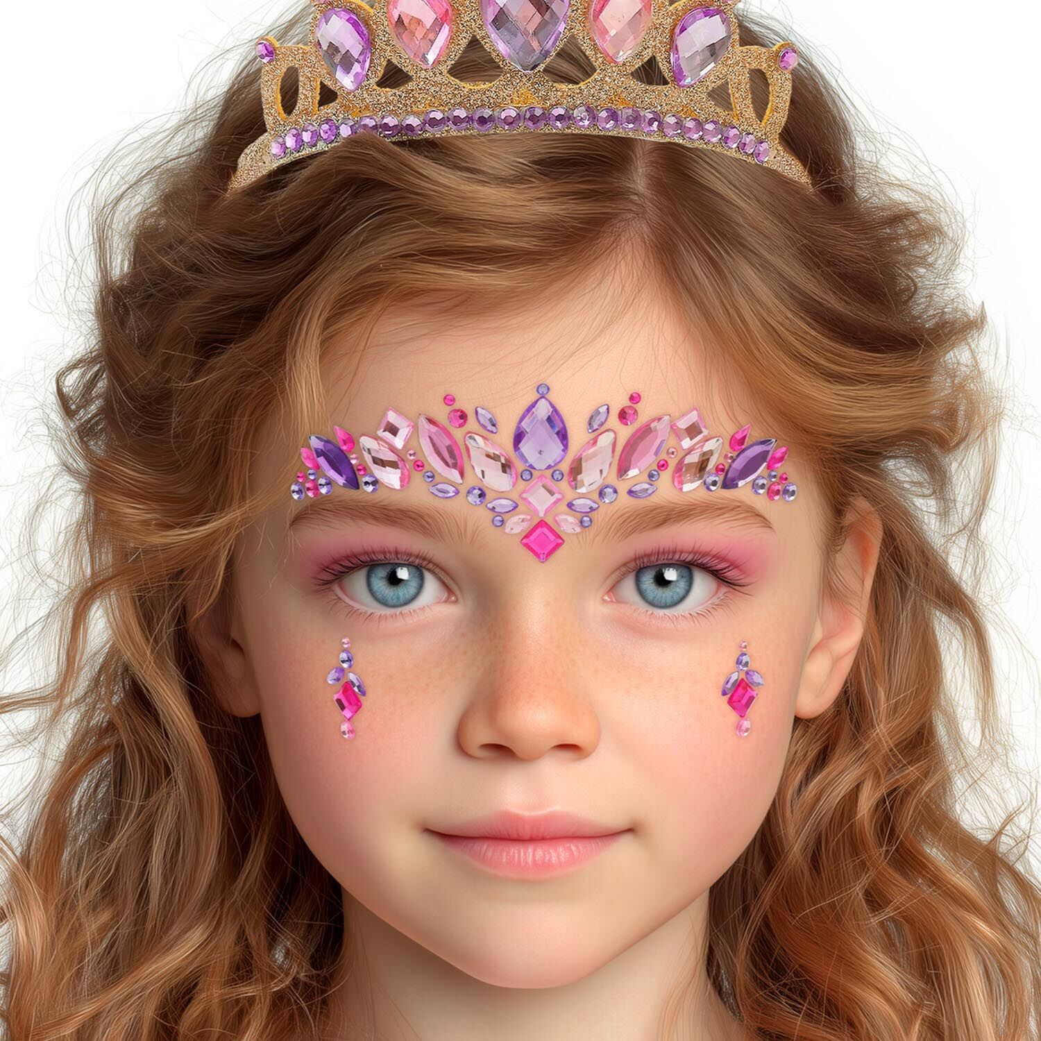Glitzersteine f�rs Gesicht, Prinzessin Bild 3
