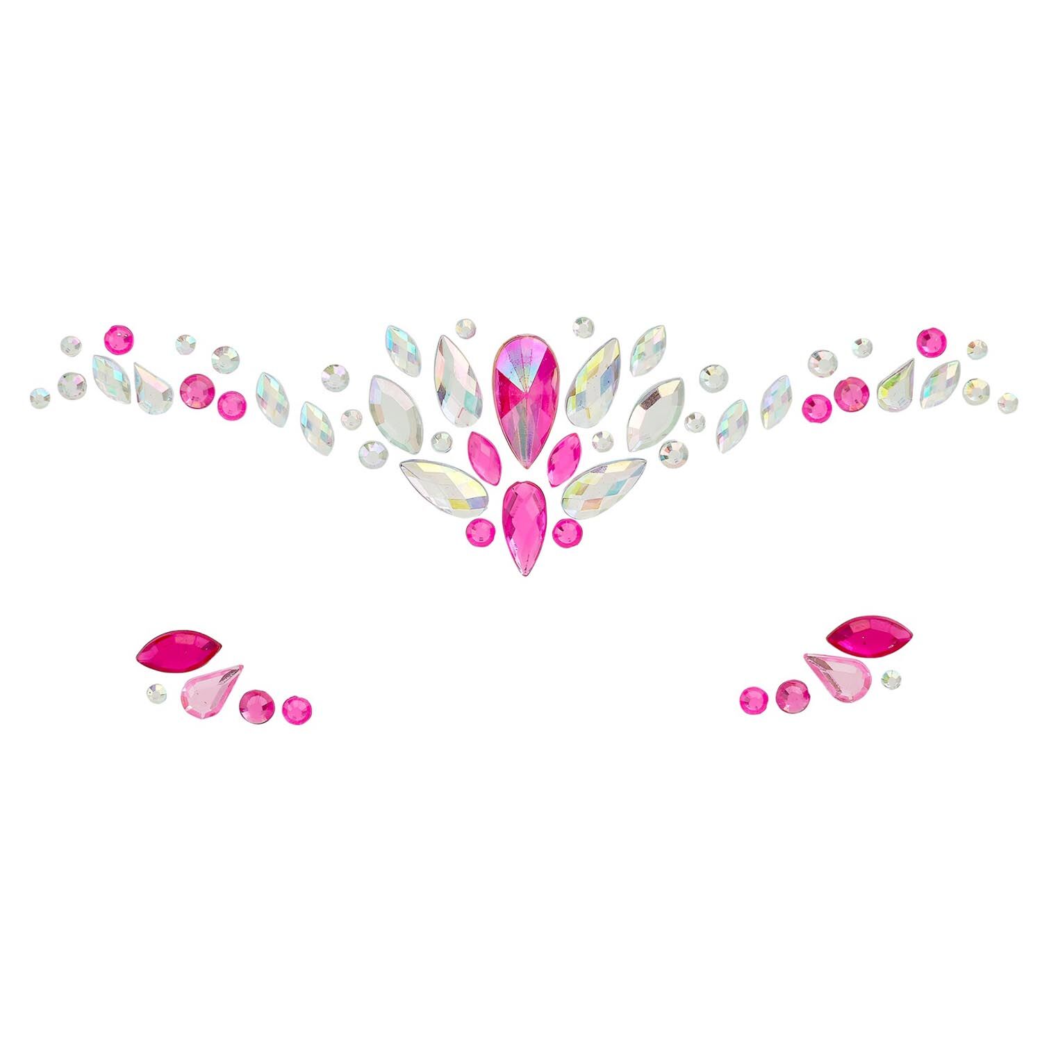 Glitzersteine f�rs Gesicht, Charm, rosa Bild 3