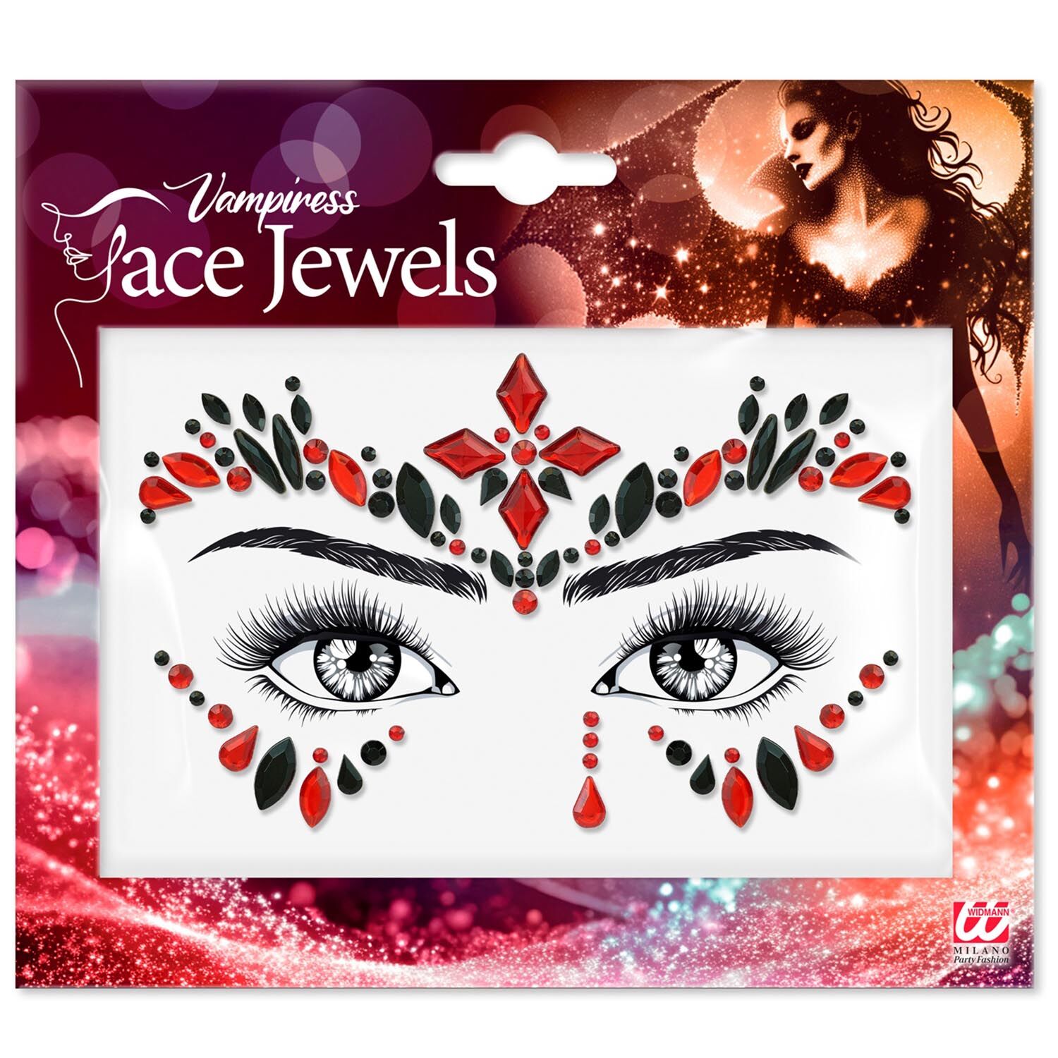Glitzersteine f�rs Gesicht, Vampirin