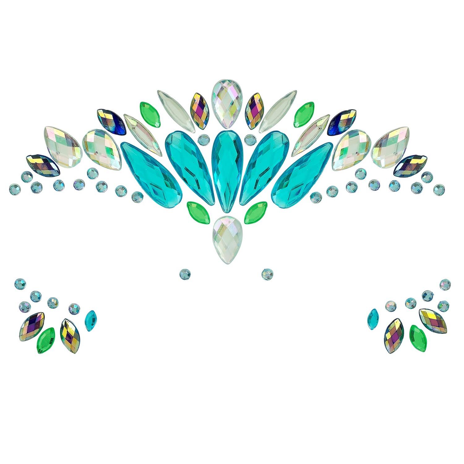 Glitzersteine f�rs Gesicht, Meerjungfrau Bild 4