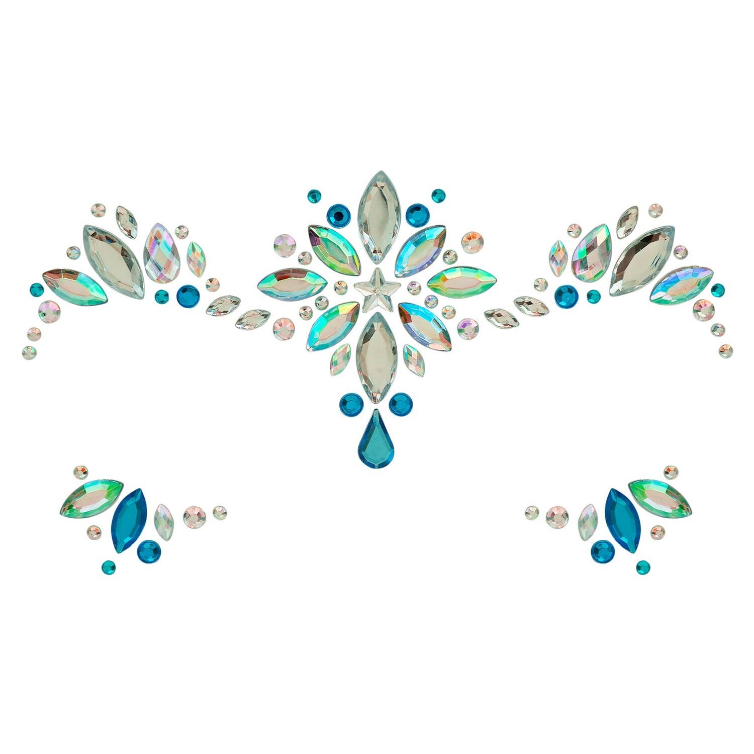 Glitzersteine f�rs Gesicht, Eisprinzessin Bild 2