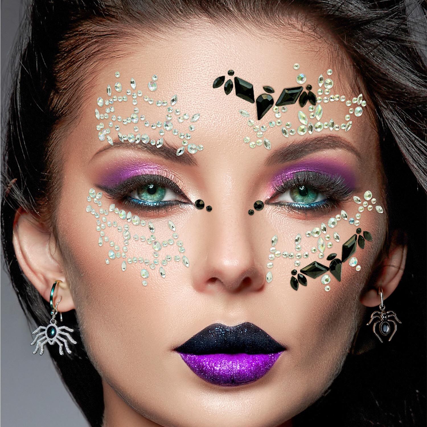 Glitzersteine f�rs Gesicht, Fledermaus Bild 2