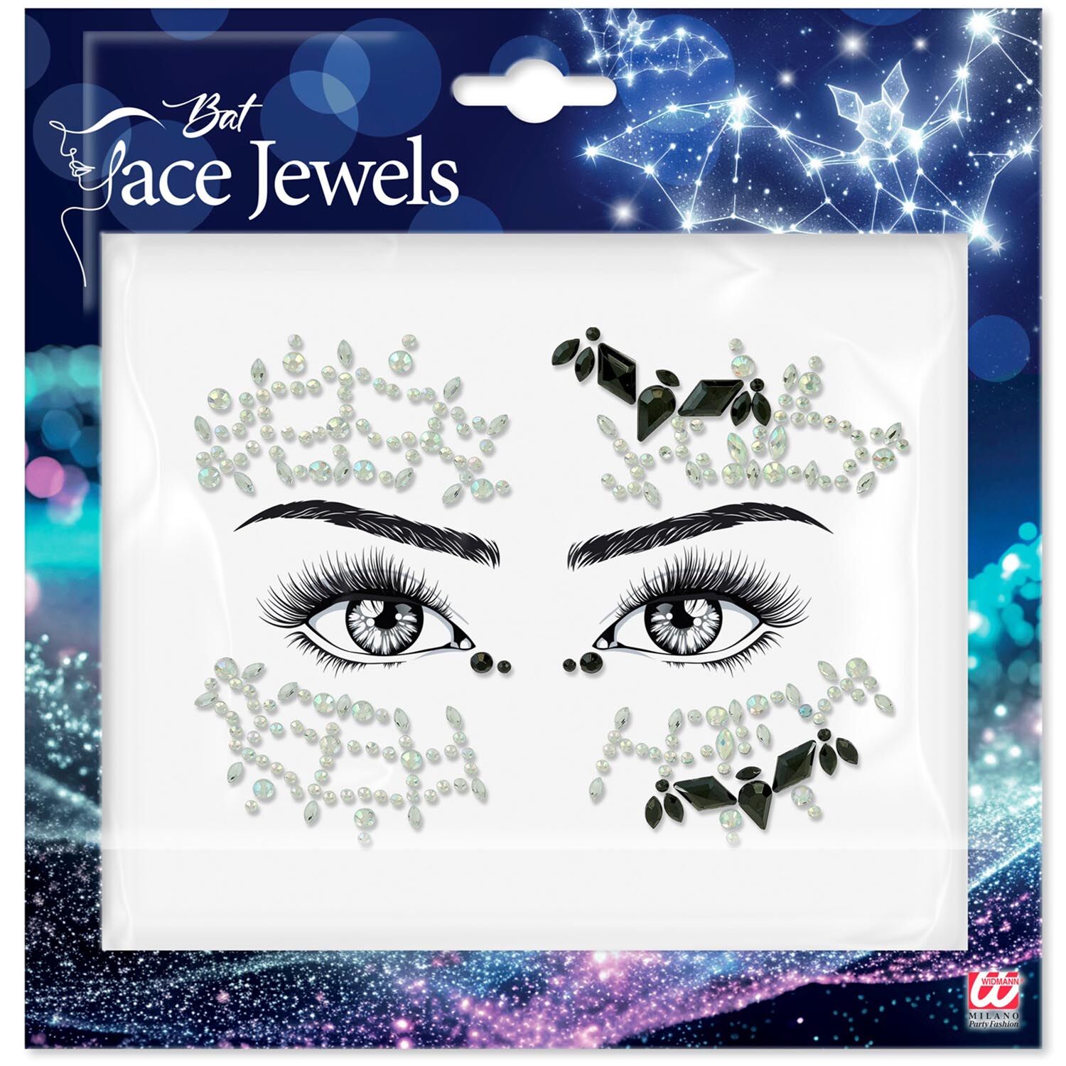 Glitzersteine f�rs Gesicht, Fledermaus