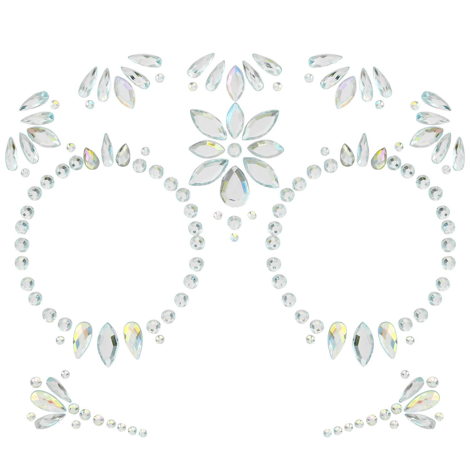 Glitzersteine f�rs Gesicht, Tag der Toten, Diamanten Bild 3