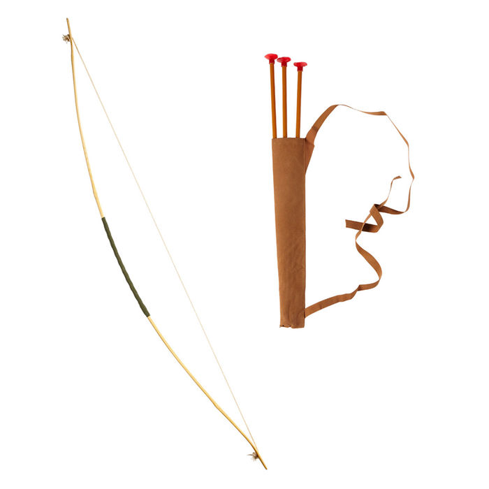 Set Pfeil und Bogen, mit Köcher, ca. 100 cm