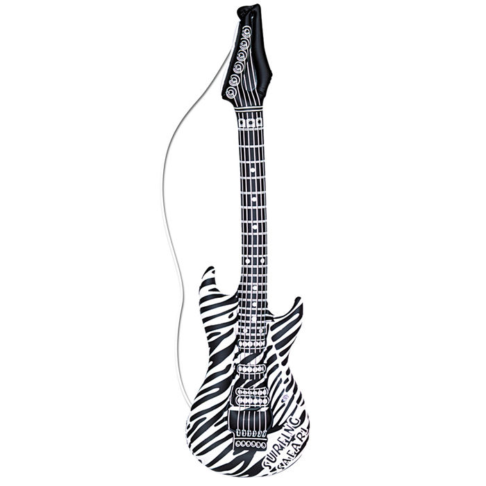 Gitarre Zebra, aufblasbar, 105 cm