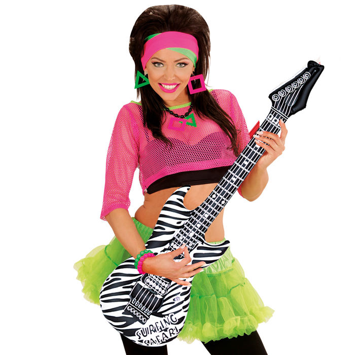 Gitarre Zebra, aufblasbar, 105 cm Bild 2