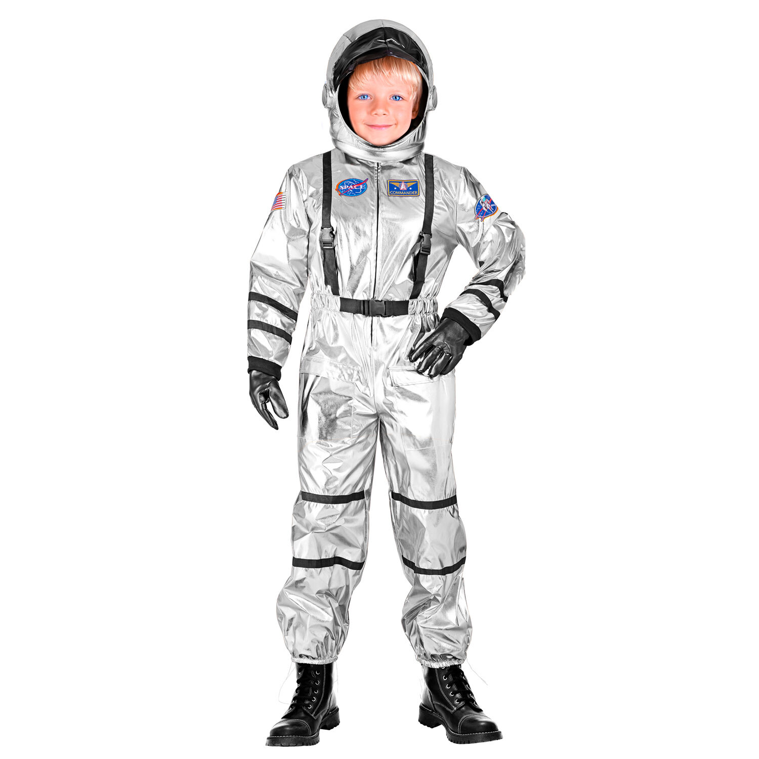 NEU Kinder-Kostm Astronauten-Overall, inkl. Helm, Gr. 116 Bild 2