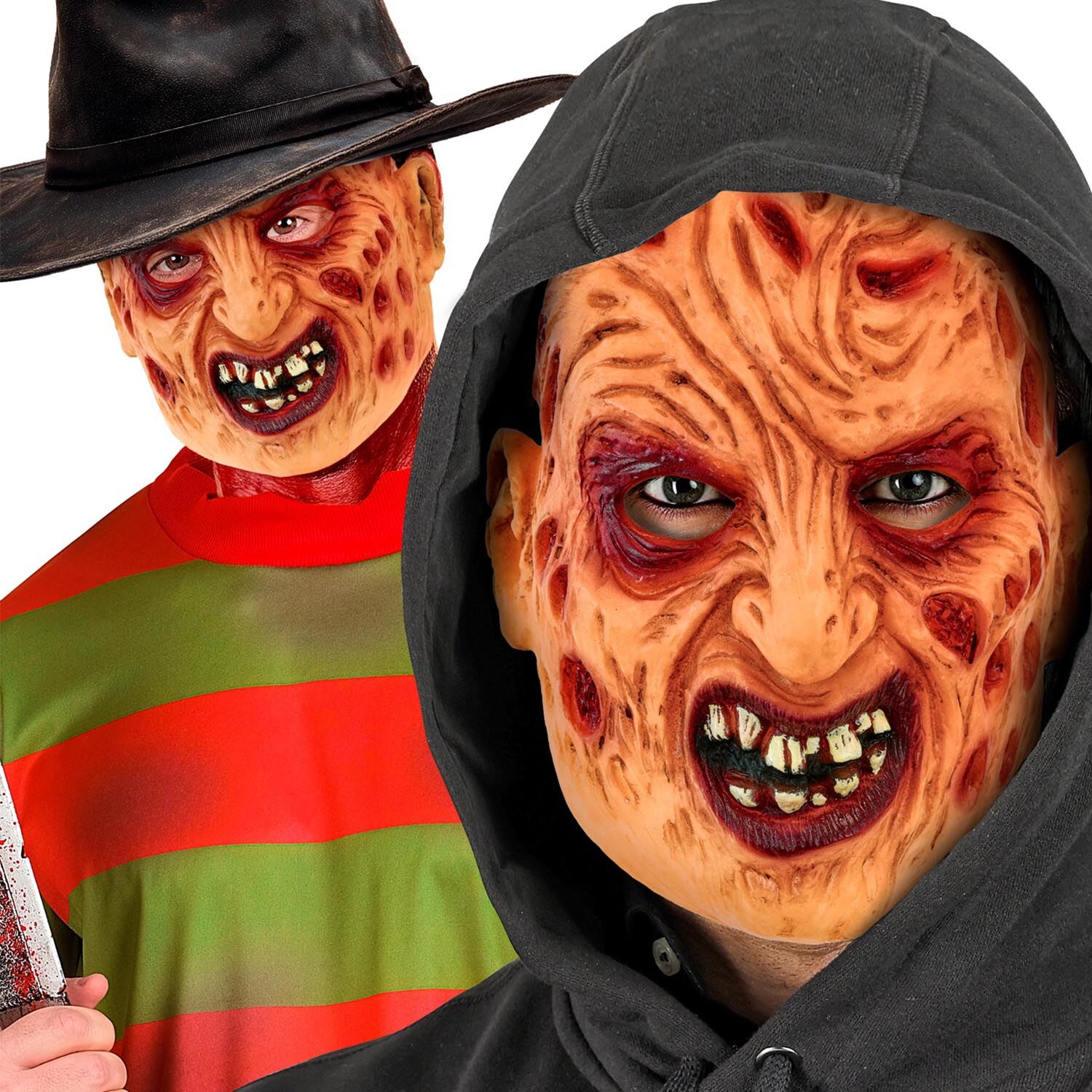 Maske Freddy aus Latex Bild 4
