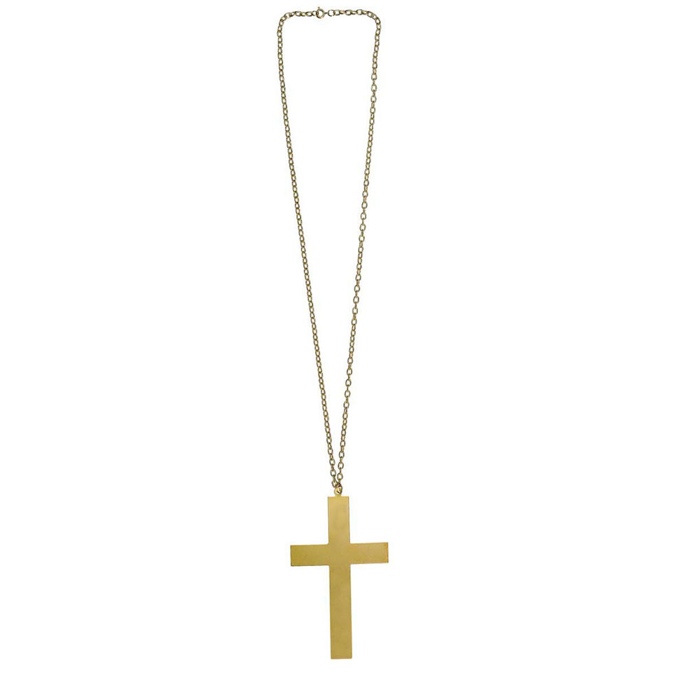 Kette Priester-Kreuz, gold Bild 2