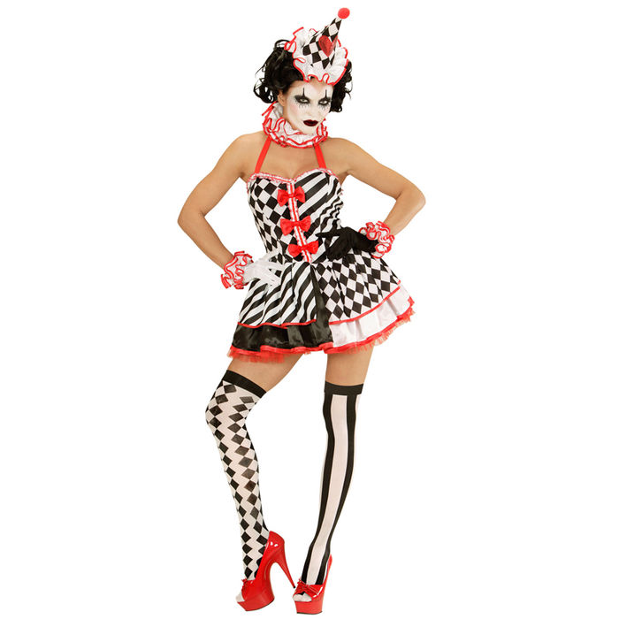 Strmpfe Overknee Pierrot, schwarz-wei Bild 2