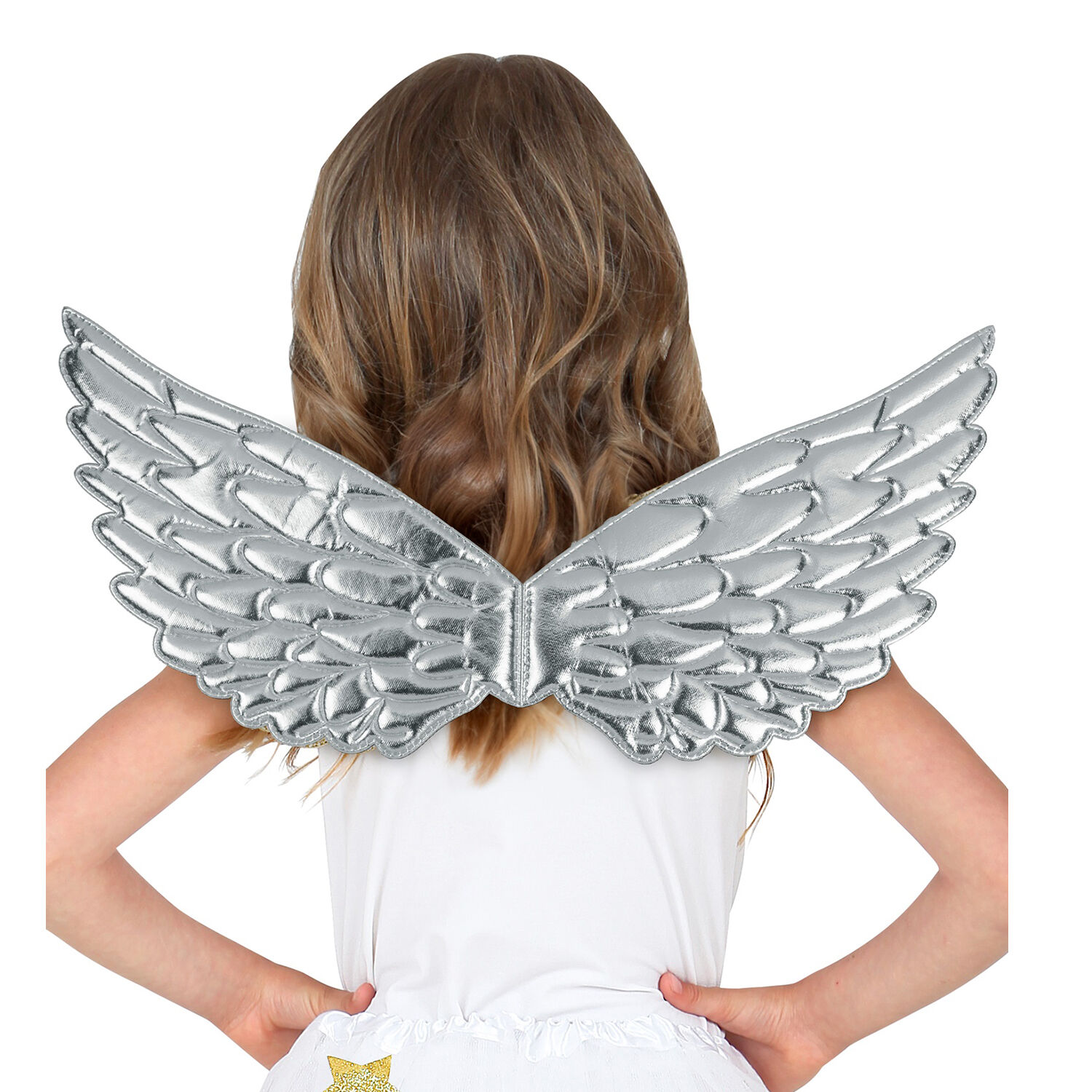 NEU Kinder-Kostm-Zubehr Engelsflgel, 43x22cm, silber