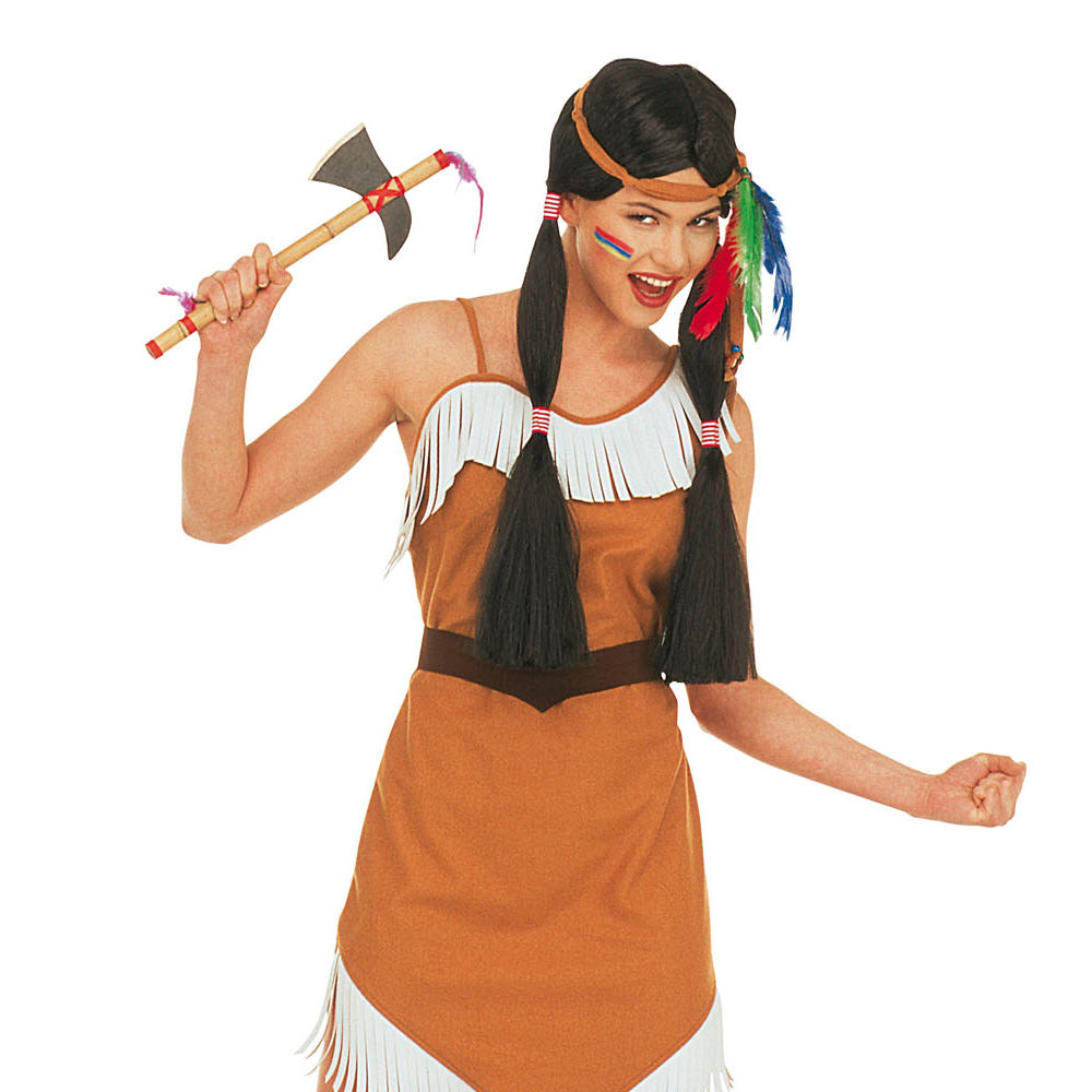 Tomahawk Indianer mit Federn, 2 Stück Bild 3