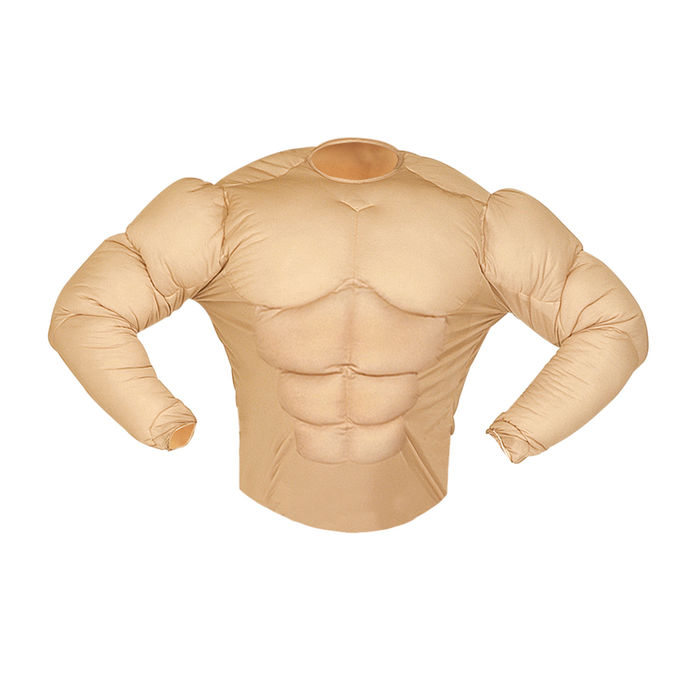Herren-Kostüm Super Muskel Shirt, Gr. L Bild 2