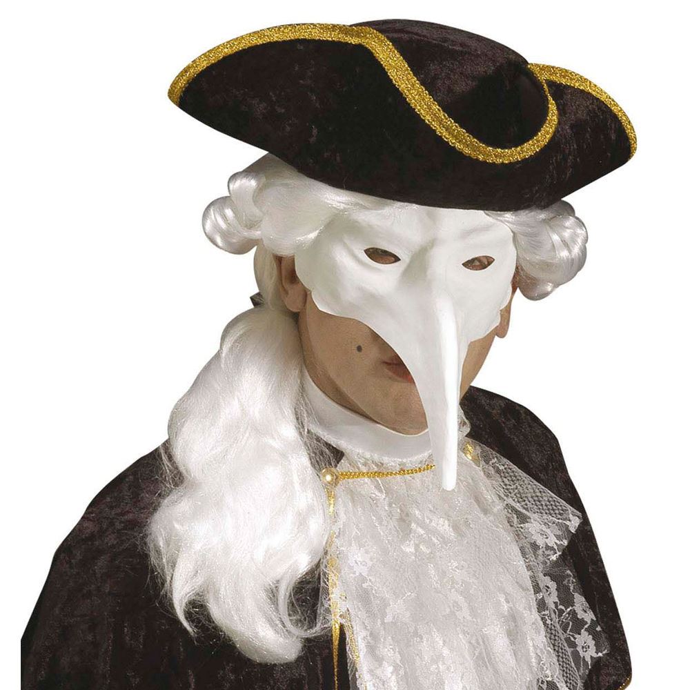 Venezianische Maske, weiß, zum bemalen Bild 2