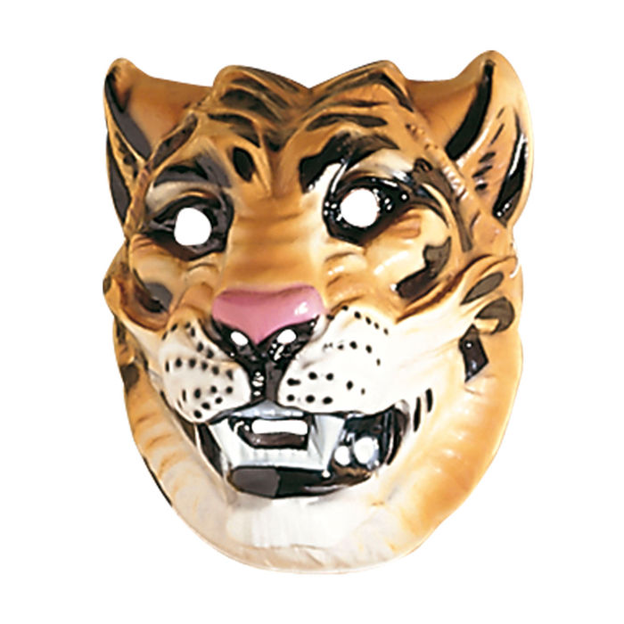 SALE Maske Tiger aus Plastik