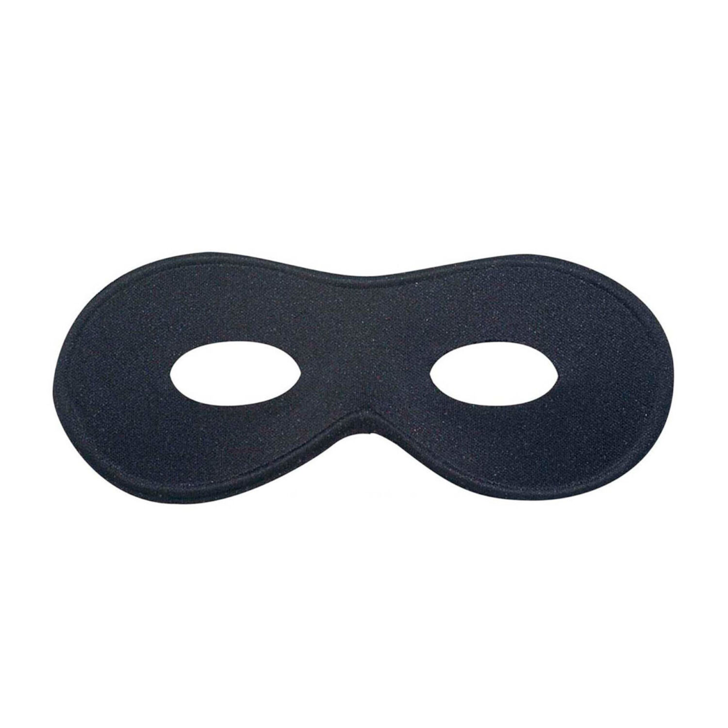 Stoffmaske / Zorromaske mit Gummiband, schwarz