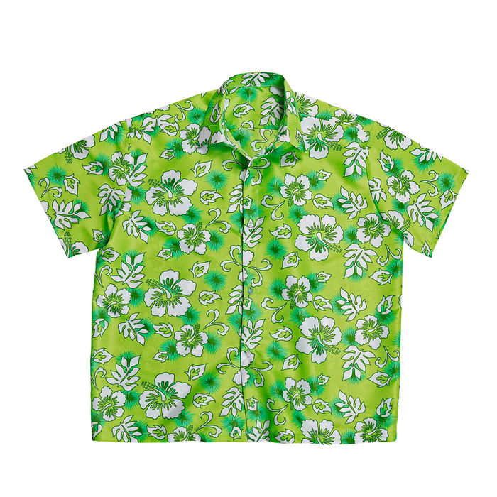 Herren-Kostm Hawaiihemd, grn, Gr. XL