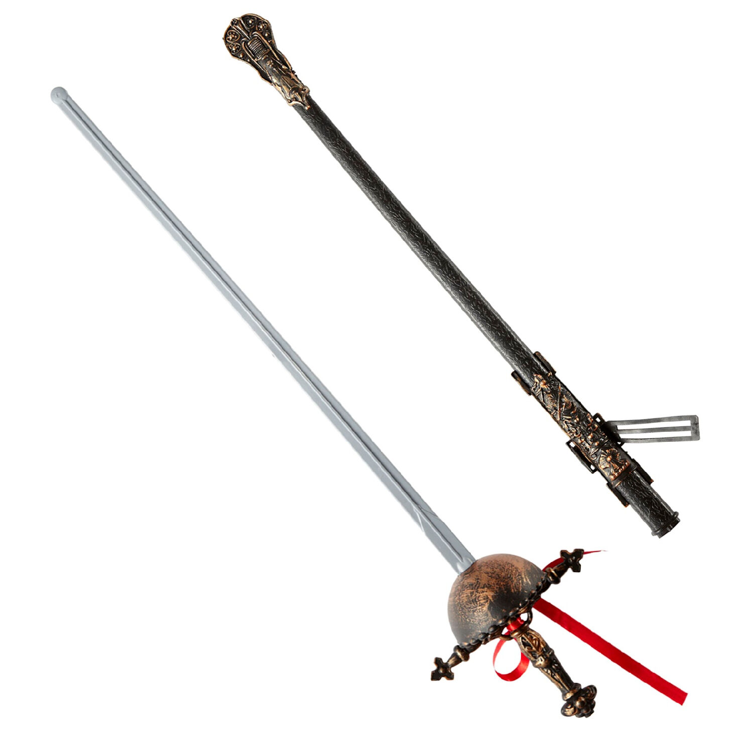 NEU Antikes Florett, Degen mit dekorierter Scheide, ca. 68cm