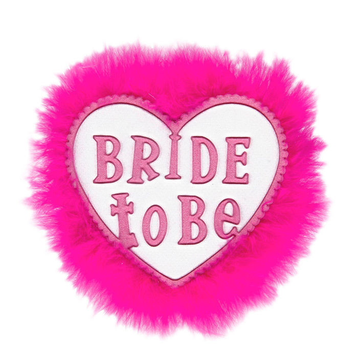 Brosche Bride to be, pink