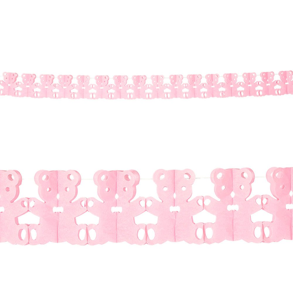 Girlande Teddybären, rosa, 3 m Bild 2