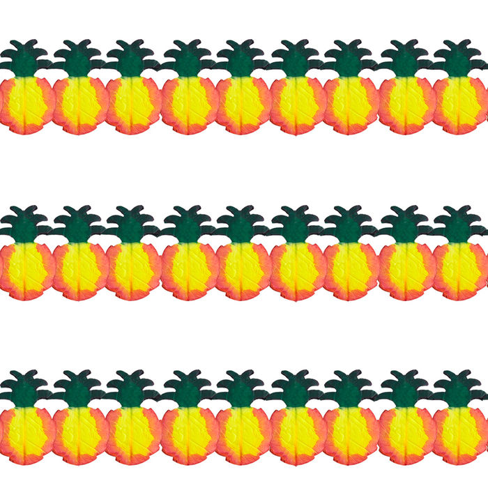 Girlande Ananas, 4 m, 12 Stck