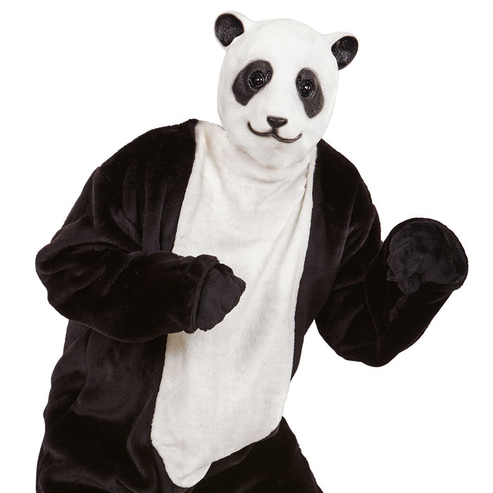 SALE Vollmaske Panda, Latex Bild 2