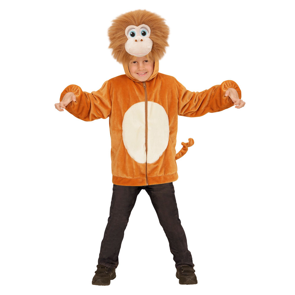 SALE Kinder-Kostm Plschjacke Affe, Gr. 92-98