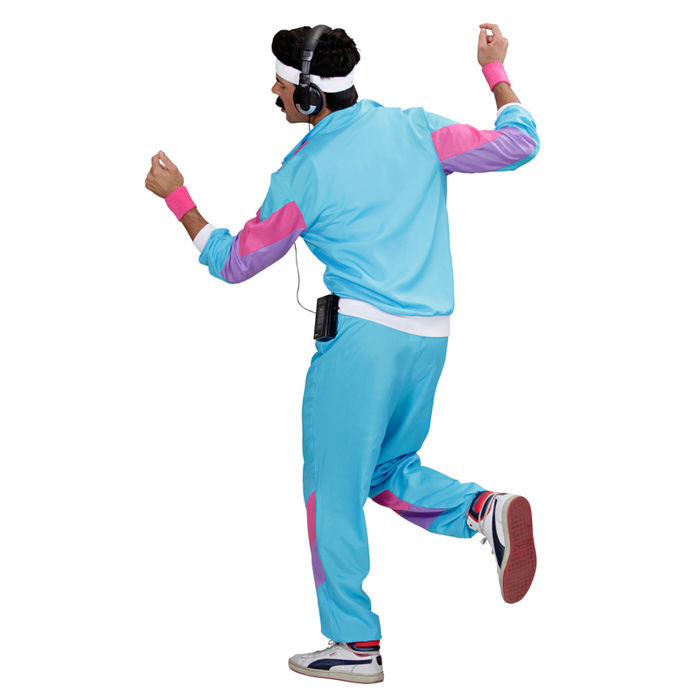 Herren-Kostüm Jogging-Anzug, blau, Gr. L Bild 3