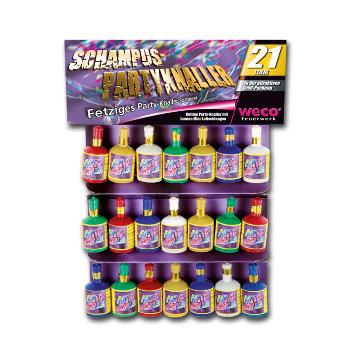 NEU Schampus-Party-Knaller - Das Original - Inhalt: 21 Stck