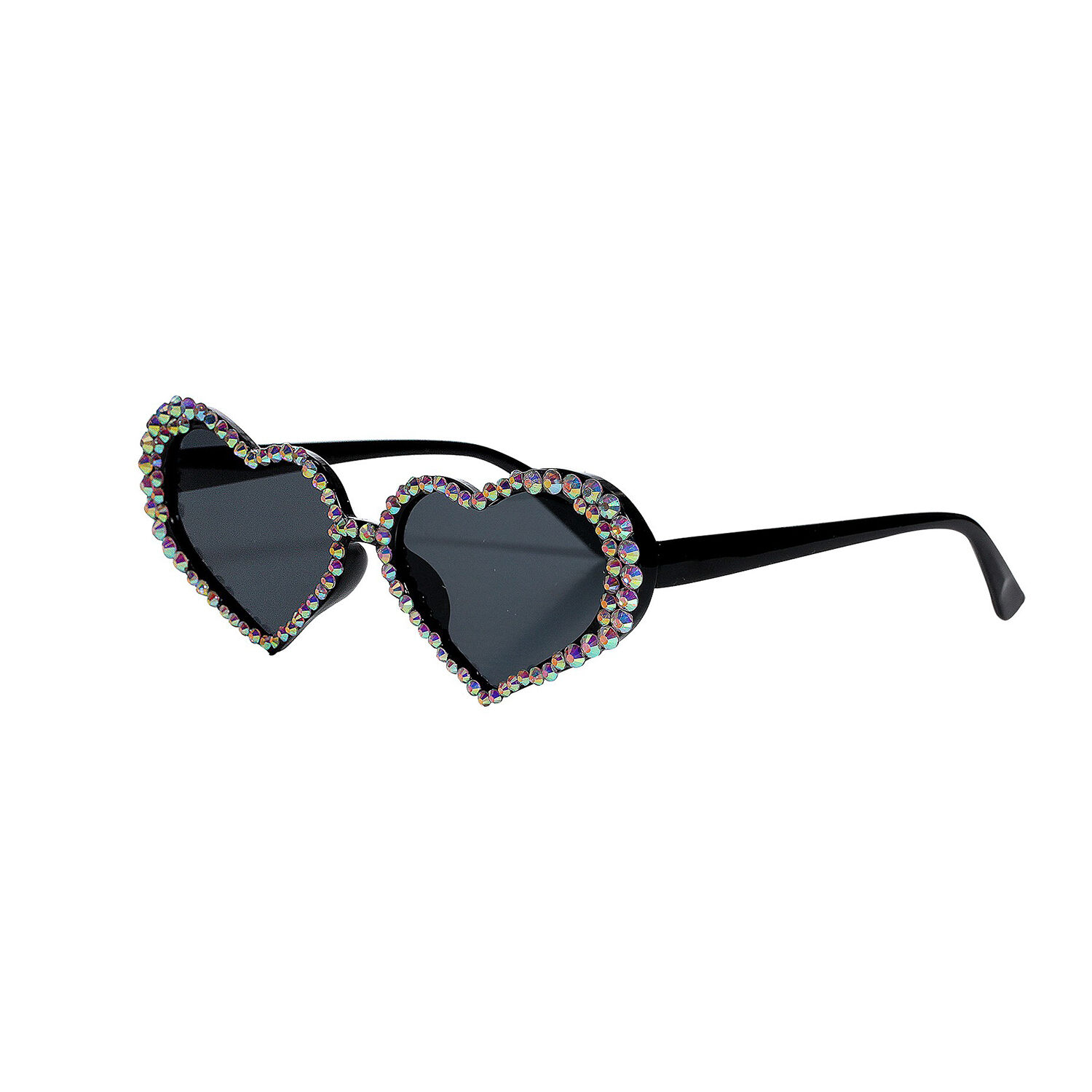 NEU Brille Herzform, mit Strasssteinen