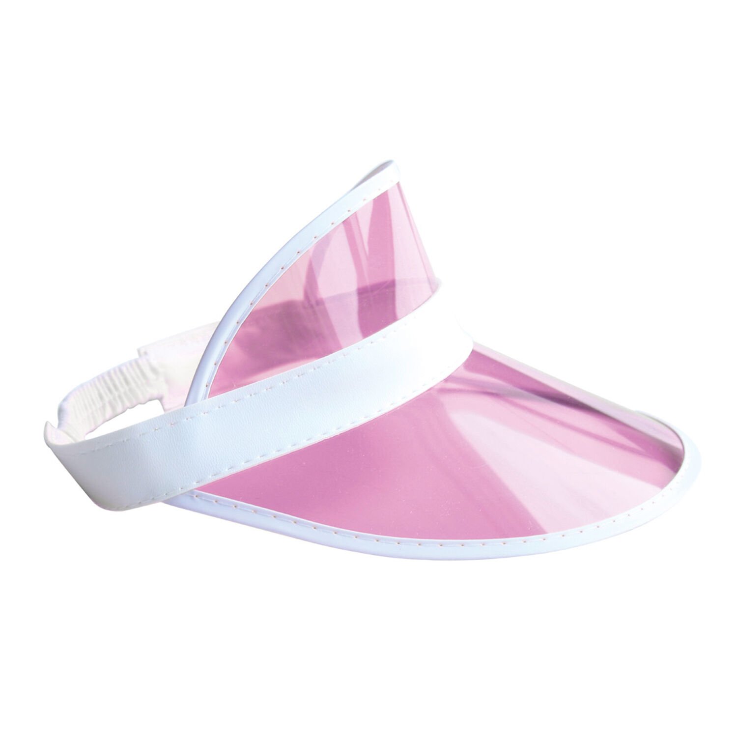 Schirmmtze rosa, 80er-Jahre Visier - Visor 80ies